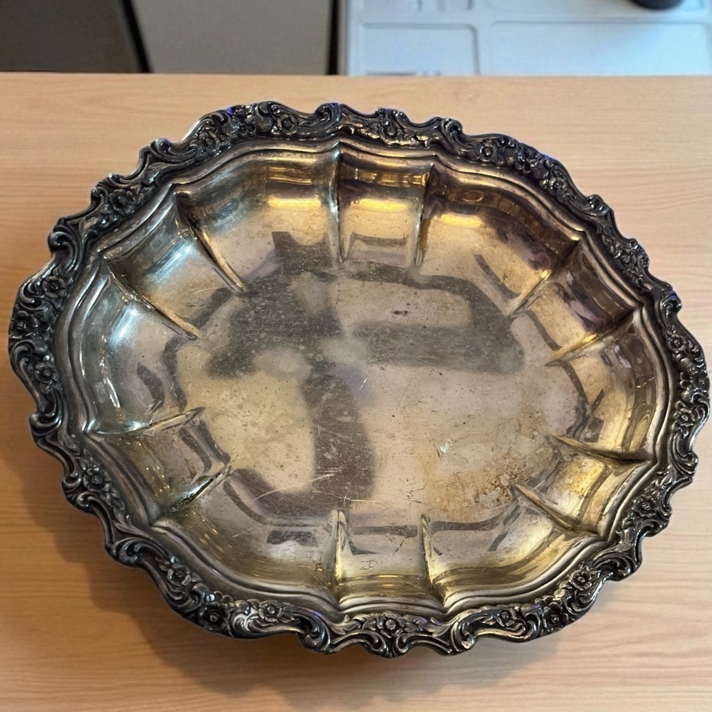 VINTAGE Countess International Silver Elegant #6294 Serving Tray